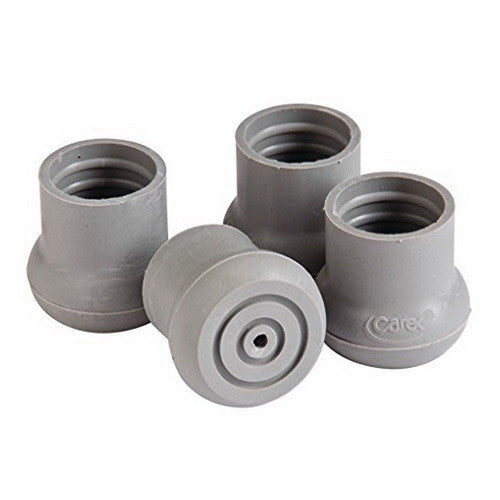 Carex Walker and Bath Bench Replacement Tips-Grey Color, 5.12 oz